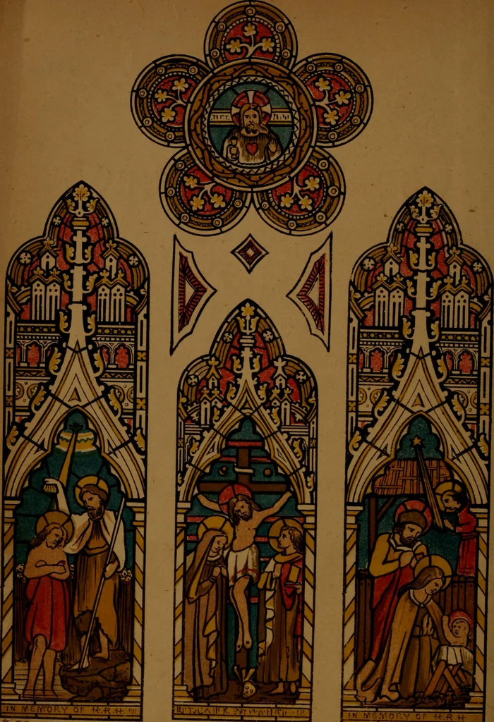 An illustration from Practical instructions in enamel painting on glass, china, tiles, etc., : to which is added full instructions for the manufacture of the vitreous pigments required, with twelve pages of instructions, 1874, leaf 7