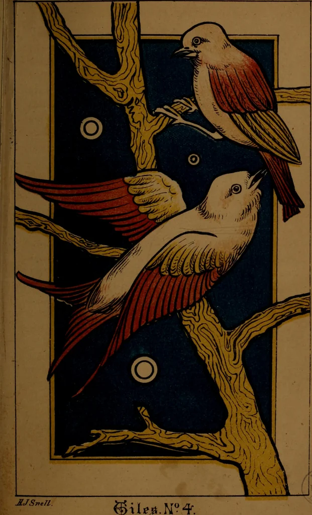 An illustration from Practical instructions in enamel painting on glass, china, tiles, etc., : to which is added full instructions for the manufacture of the vitreous pigments required, with twelve pages of instructions, 1874, leaf 70
