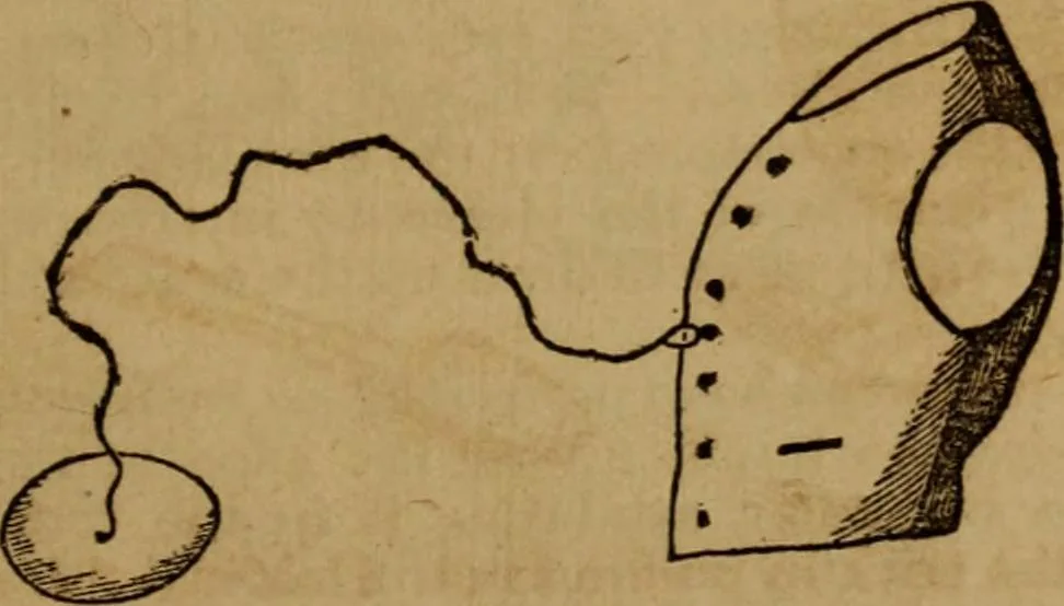 An illustration from The practical magician and ventriloquist's guide : a practical manual of fireside magic and conjuring illusions : containing also complete instructions for acquiring & practising the art of ventriloquism, 1876, leaf 24
