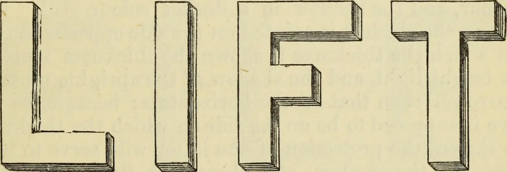 An illustration from A practical manual of house-painting, graining, marbling and sign-writing : containing full information on the processes of house-painting in oil and distemper, the formation of letters and practice of sign-writing, the principles of decorative art, a course of elementary drawing for house-painters, writers, etc., and a collection of useful receipts ; with nine coloured illustrations of woods and marbles, and numerous wood engravings, 1888, leaf 240