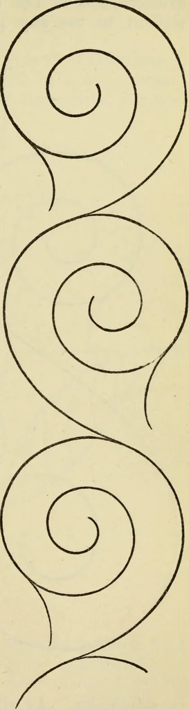 An illustration from A practical manual of house-painting, graining, marbling and sign-writing : containing full information on the processes of house-painting in oil and distemper, the formation of letters and practice of sign-writing, the principles of decorative art, a course of elementary drawing for house-painters, writers, etc., and a collection of useful receipts ; with nine coloured illustrations of woods and marbles, and numerous wood engravings, 1888, leaf 288