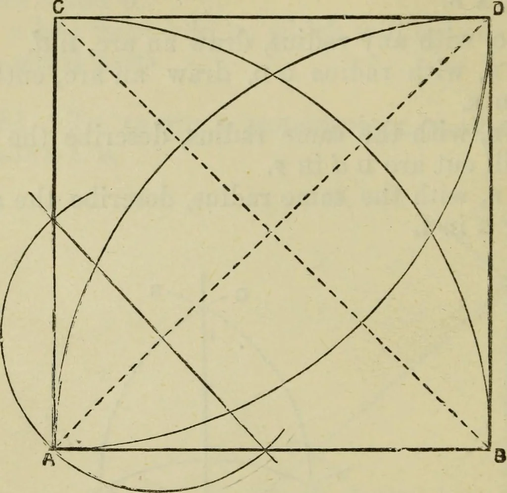 An illustration from A practical manual of house-painting, graining, marbling and sign-writing : containing full information on the processes of house-painting in oil and distemper, the formation of letters and practice of sign-writing, the principles of decorative art, a course of elementary drawing for house-painters, writers, etc., and a collection of useful receipts ; with nine coloured illustrations of woods and marbles, and numerous wood engravings, 1888, leaf 309