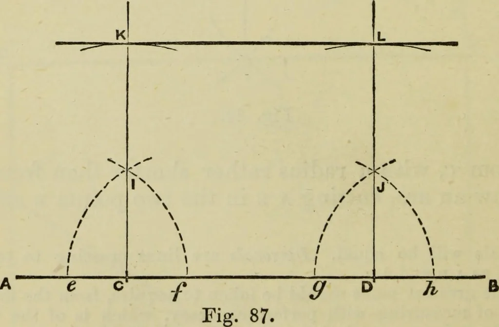 An illustration from A practical manual of house-painting, graining, marbling and sign-writing : containing full information on the processes of house-painting in oil and distemper, the formation of letters and practice of sign-writing, the principles of decorative art, a course of elementary drawing for house-painters, writers, etc., and a collection of useful receipts ; with nine coloured illustrations of woods and marbles, and numerous wood engravings, 1888, leaf 311
