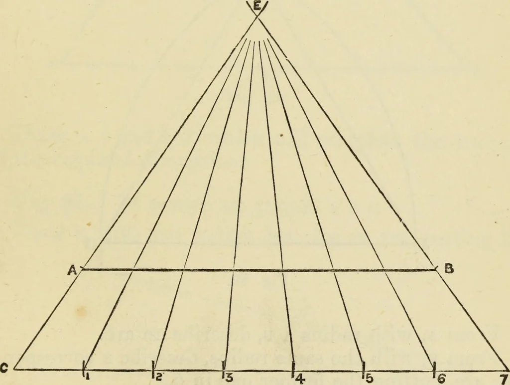 An illustration from A practical manual of house-painting, graining, marbling and sign-writing : containing full information on the processes of house-painting in oil and distemper, the formation of letters and practice of sign-writing, the principles of decorative art, a course of elementary drawing for house-painters, writers, etc., and a collection of useful receipts ; with nine coloured illustrations of woods and marbles, and numerous wood engravings, 1888, leaf 312