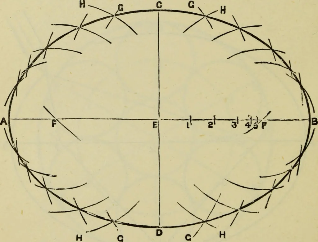 An illustration from A practical manual of house-painting, graining, marbling and sign-writing : containing full information on the processes of house-painting in oil and distemper, the formation of letters and practice of sign-writing, the principles of decorative art, a course of elementary drawing for house-painters, writers, etc., and a collection of useful receipts ; with nine coloured illustrations of woods and marbles, and numerous wood engravings, 1888, leaf 339