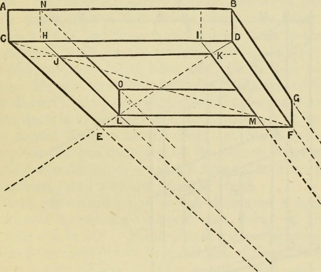 An illustration from A practical manual of house-painting, graining, marbling and sign-writing : containing full information on the processes of house-painting in oil and distemper, the formation of letters and practice of sign-writing, the principles of decorative art, a course of elementary drawing for house-painters, writers, etc., and a collection of useful receipts ; with nine coloured illustrations of woods and marbles, and numerous wood engravings, 1888, leaf 362