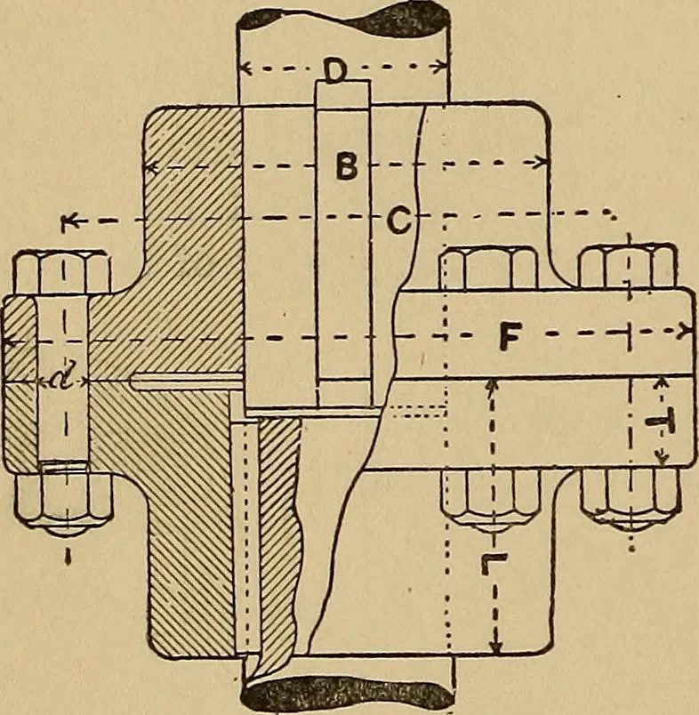 An illustration from Practical mechanical drawing and machine design self taught .., 1907, leaf 107