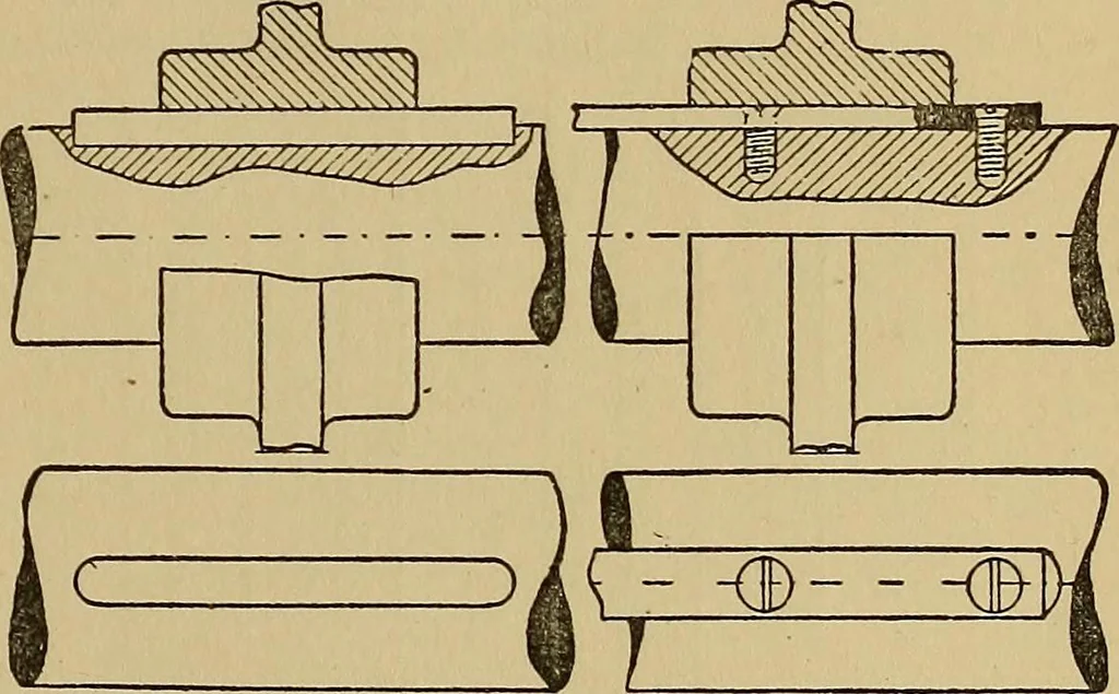 An illustration from Practical mechanical drawing and machine design self taught .., 1907, leaf 108
