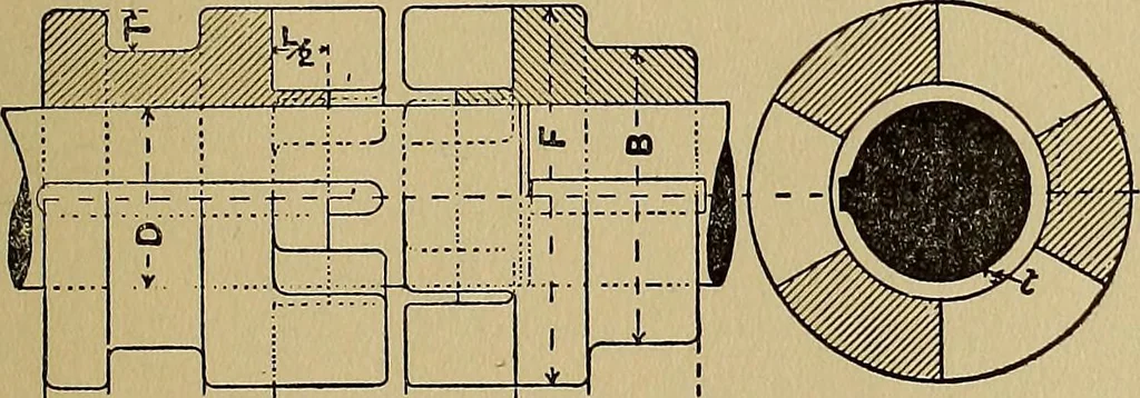 An illustration from Practical mechanical drawing and machine design self taught .., 1907, leaf 110