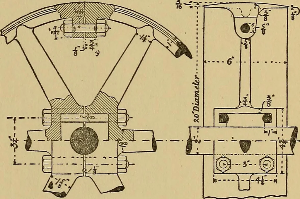 An illustration from Practical mechanical drawing and machine design self taught .., 1907, leaf 112