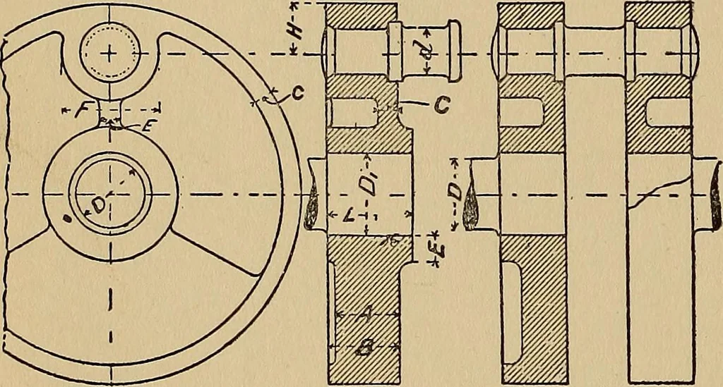 An illustration from Practical mechanical drawing and machine design self taught .., 1907, leaf 113