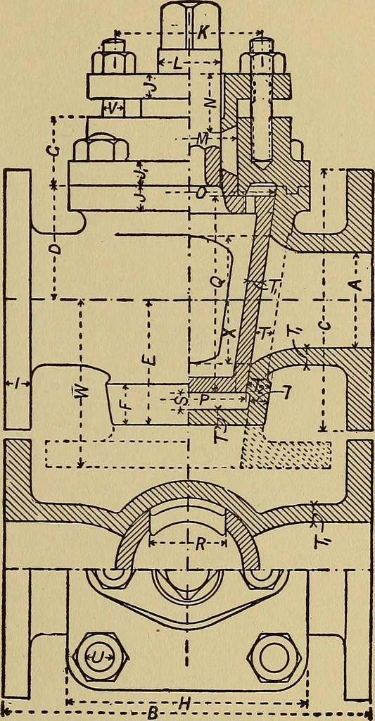 An illustration from Practical mechanical drawing and machine design self taught .., 1907, leaf 114
