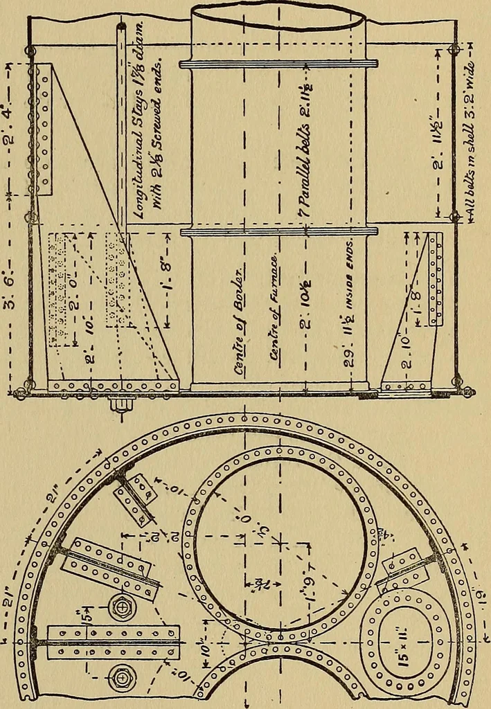An illustration from Practical mechanical drawing and machine design self taught .., 1907, leaf 128