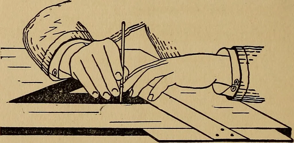 An illustration from Practical mechanical drawing and machine design self taught .., 1907, leaf 13