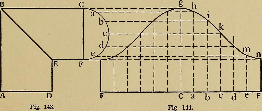 An illustration from Practical mechanical drawing and machine design self taught .., 1907, leaf 66