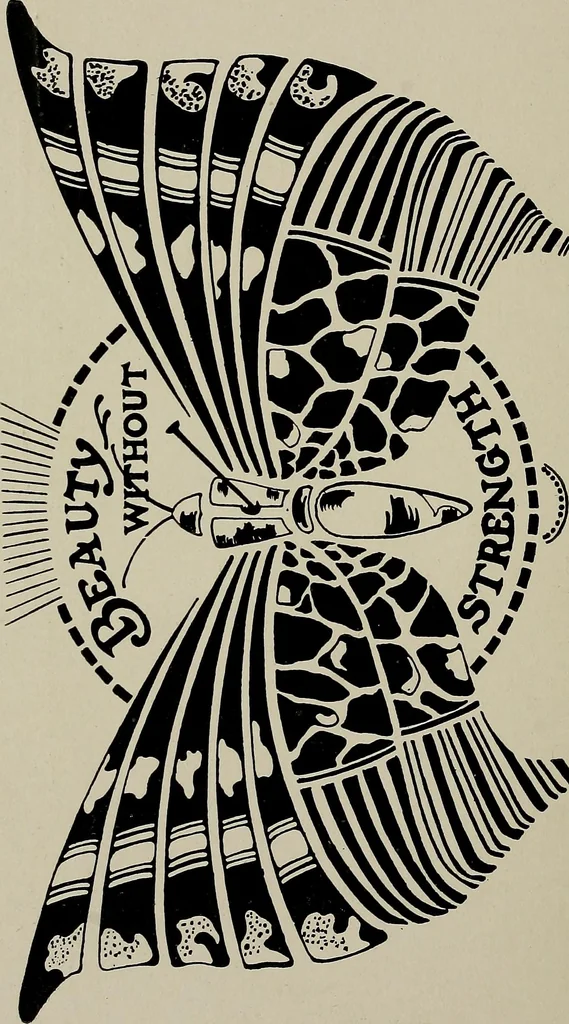An illustration from Practical phrases of show card writing; a complete manual of the best and latest methods of brush and pen lettering with comprehensive color notes embracing all the most appropriate alphabets, abundantly and accurately illustrated with full description of all the materials necessary, 1922, leaf 101