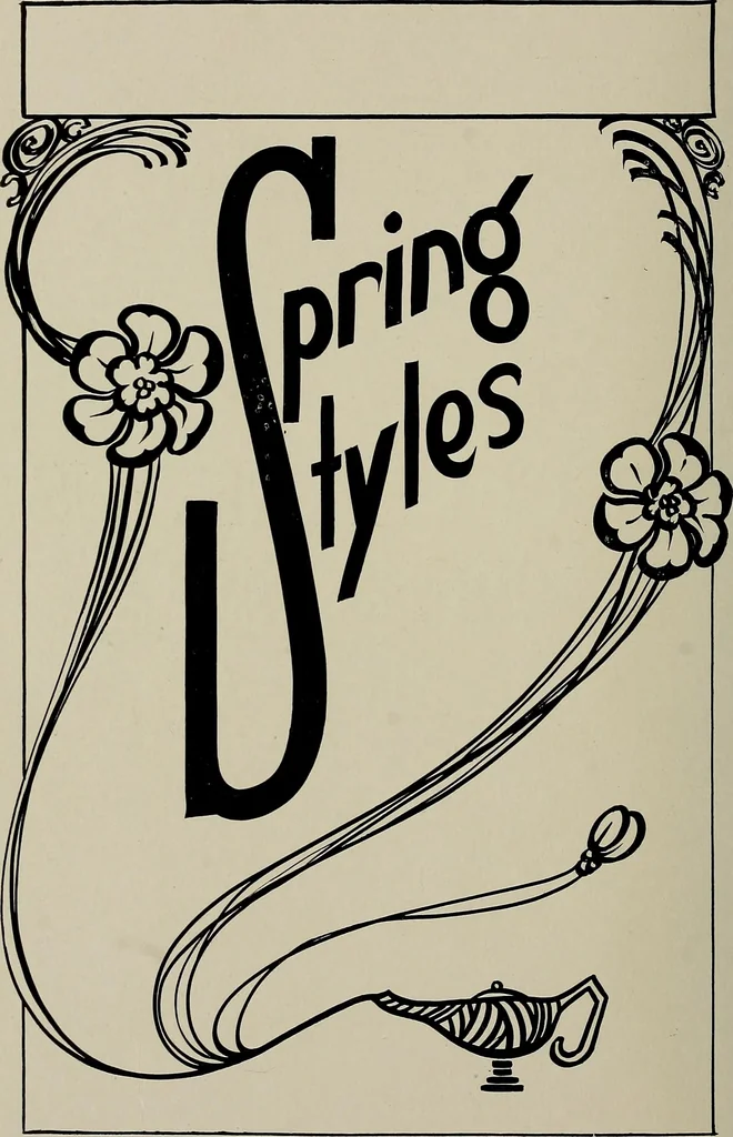 An illustration from Practical phrases of show card writing; a complete manual of the best and latest methods of brush and pen lettering with comprehensive color notes embracing all the most appropriate alphabets, abundantly and accurately illustrated with full description of all the materials necessary, 1922, leaf 93