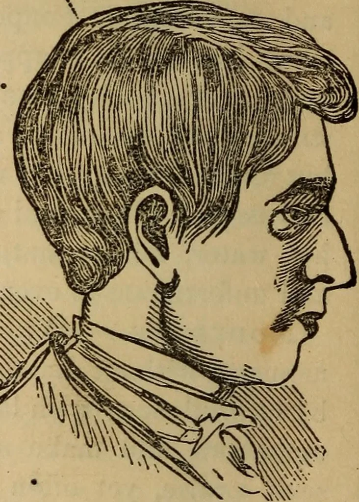 An illustration from The practical phrenologist and recorder and delineator of the character and talents of [blank], as marked by [blank] : a compendium of phreno-organic science, 1869, leaf 115