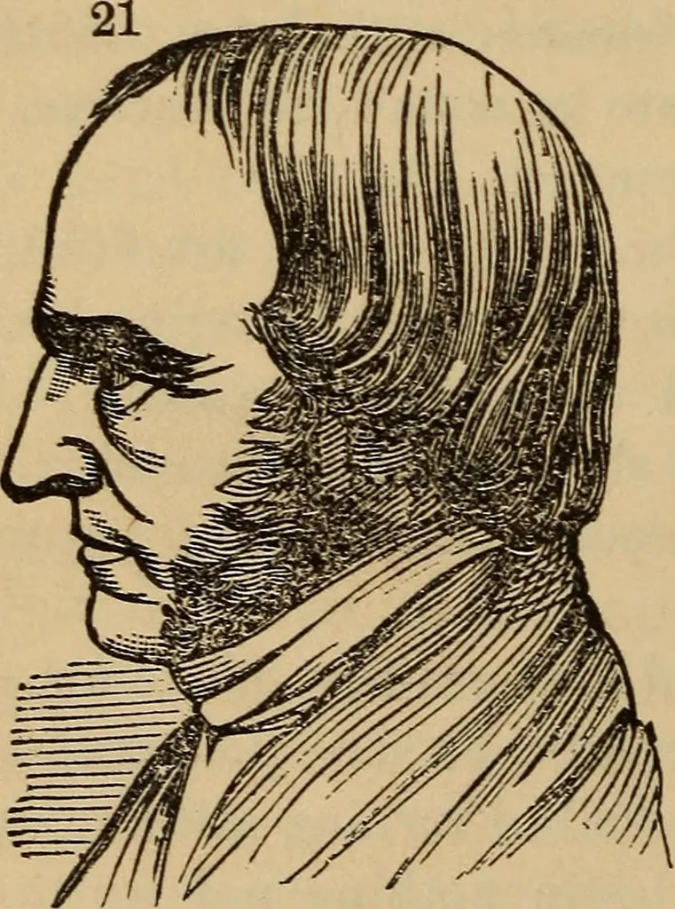 An illustration from The practical phrenologist and recorder and delineator of the character and talents of [blank], as marked by [blank] : a compendium of phreno-organic science, 1869, leaf 123