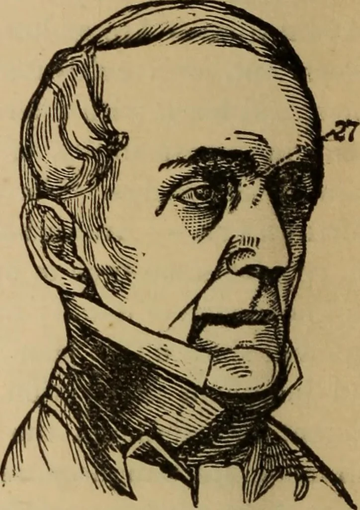 An illustration from The practical phrenologist and recorder and delineator of the character and talents of [blank], as marked by [blank] : a compendium of phreno-organic science, 1869, leaf 151