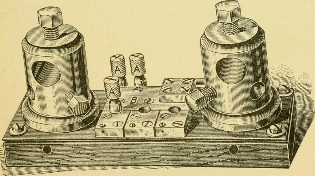 An illustration from Practical plating and polishing, 1897, leaf 18