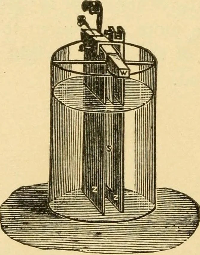 An illustration from Practical plating and polishing, 1897, leaf 31