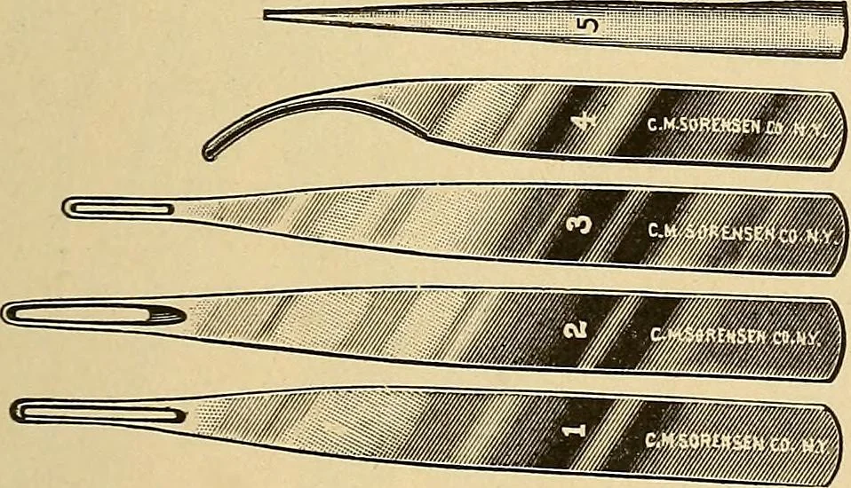 An illustration from Practical podiatry :, 1918, leaf 98