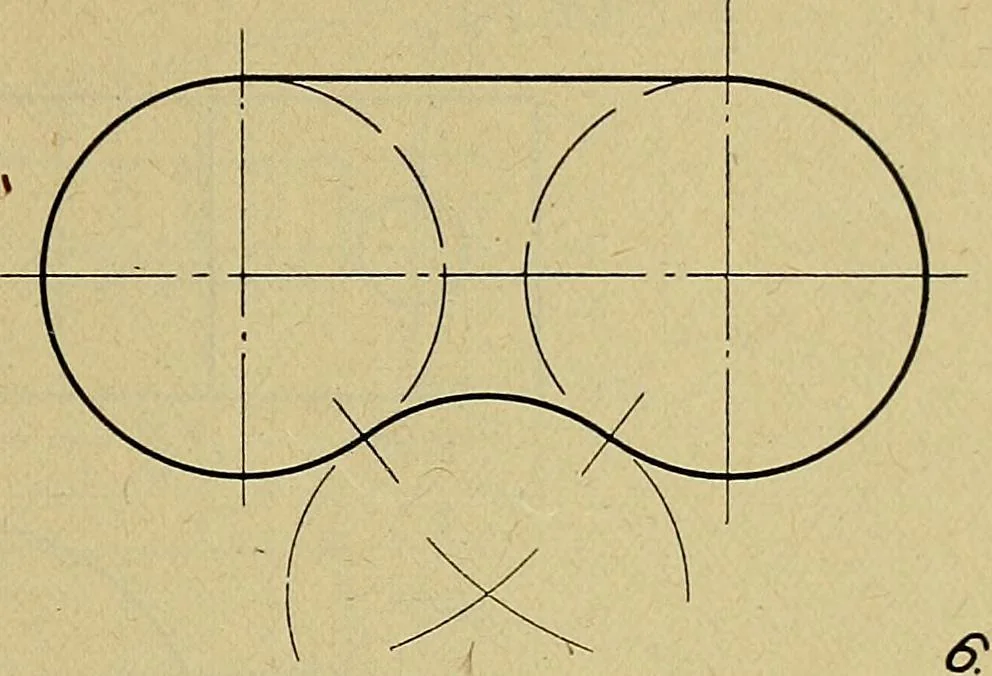 An illustration from Practical problems in mechanical drawing and blueprint reading, 1921, leaf 18