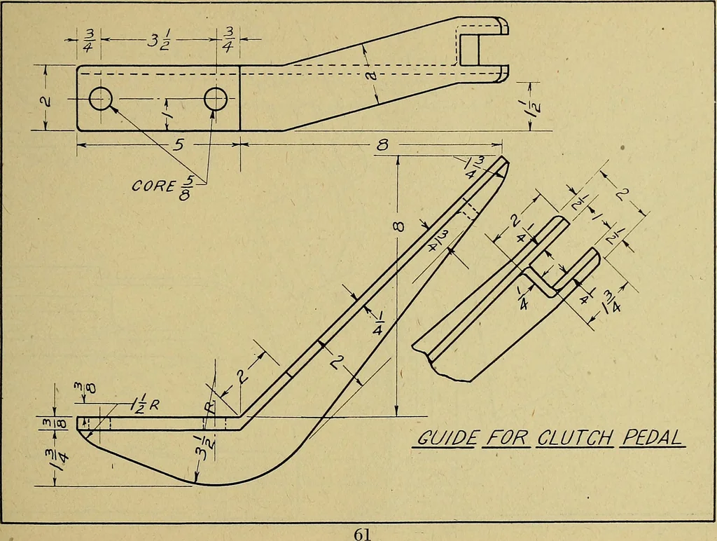 An illustration from Practical problems in mechanical drawing and blueprint reading, 1921, leaf 62