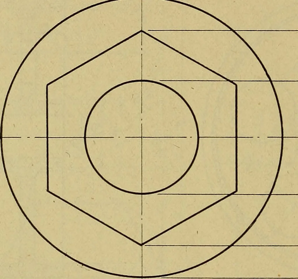 An illustration from Practical problems in mechanical drawing and blueprint reading, 1921, leaf 83