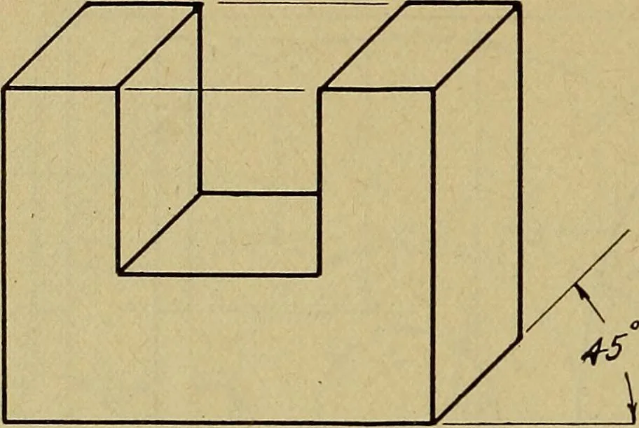 An illustration from Practical problems in mechanical drawing and blueprint reading, 1921, leaf 87