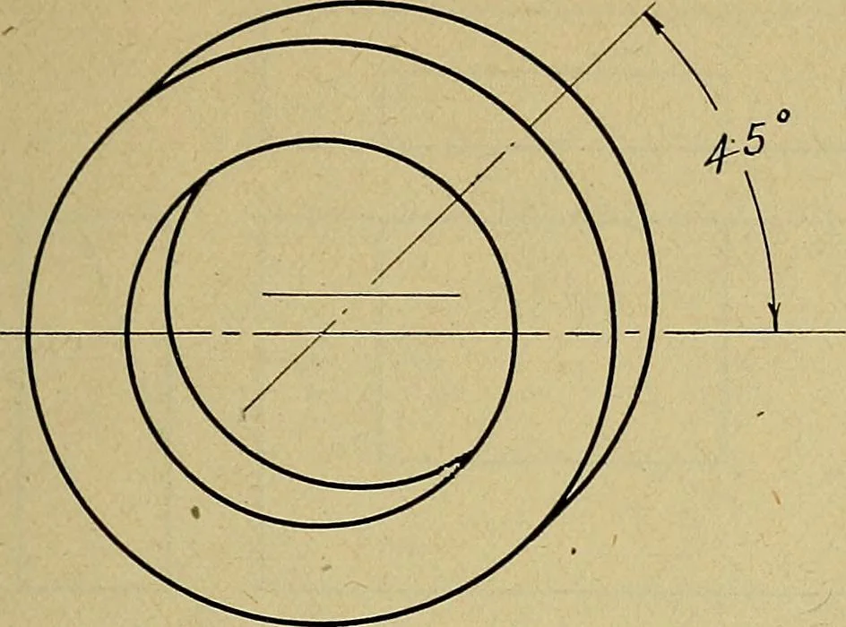 An illustration from Practical problems in mechanical drawing and blueprint reading, 1921, leaf 88