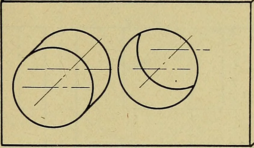 An illustration from Practical problems in mechanical drawing and blueprint reading, 1921, leaf 88