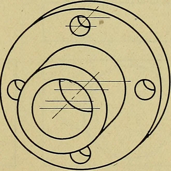 An illustration from Practical problems in mechanical drawing and blueprint reading, 1921, leaf 88