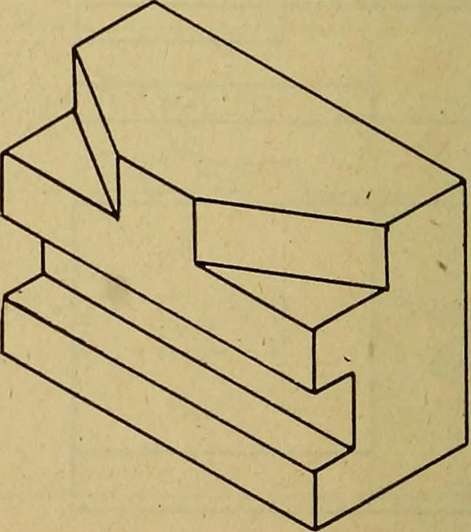 An illustration from Practical problems in mechanical drawing and blueprint reading, 1921, leaf 9
