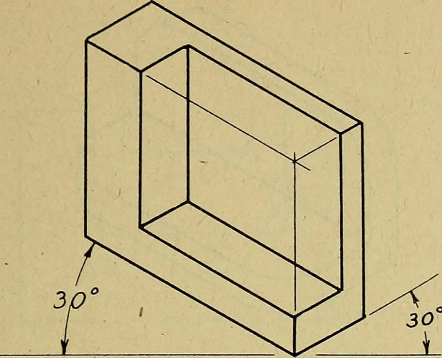 An illustration from Practical problems in mechanical drawing and blueprint reading, 1921, leaf 90