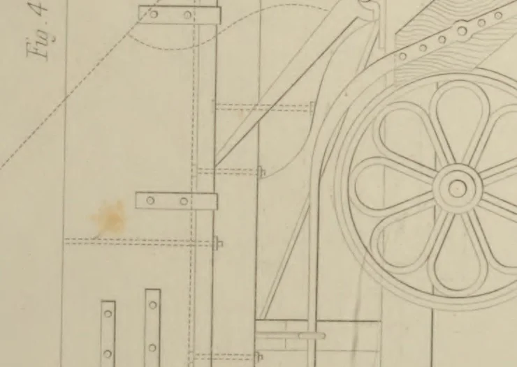 An illustration from The practical railway engineer. Examples of the mechanical and engineering operations and structures combined in the making of a railway, 1847, leaf 200
