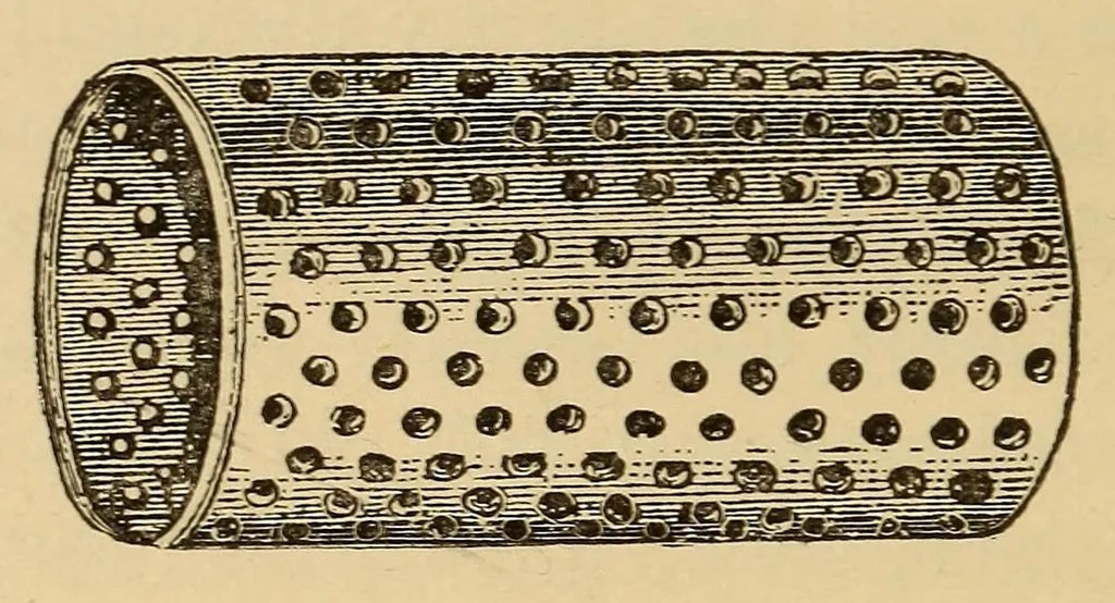 An illustration from The practical scourer and garment dyer: comprising dry or chemical cleansing, the art of removing stains, fine washing, bleaching and dyeing of straw hats, gloves and feathers of all kinds, dyeing of worn clothes of all fabrics, including mixed goods, by one dip, and the manufacture of soaps and fluids for cleansing purposes, 1893, leaf 76