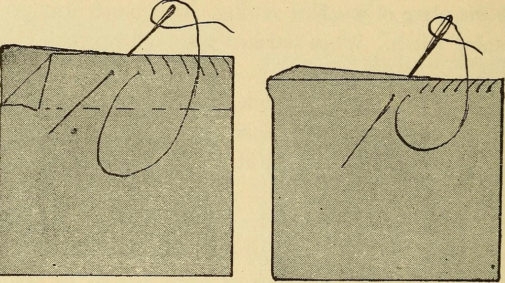 An illustration from Practical sewing and dressmaking, 1913, leaf 17