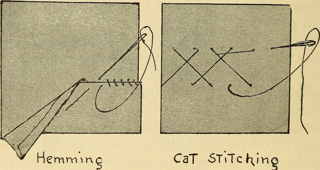 An illustration from Practical sewing and dressmaking, 1913, leaf 17