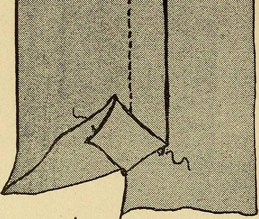 An illustration from Practical sewing and dressmaking, 1913, leaf 21