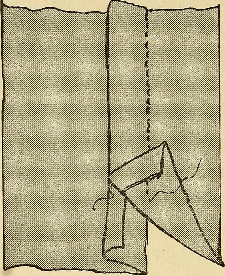 An illustration from Practical sewing and dressmaking, 1913, leaf 21