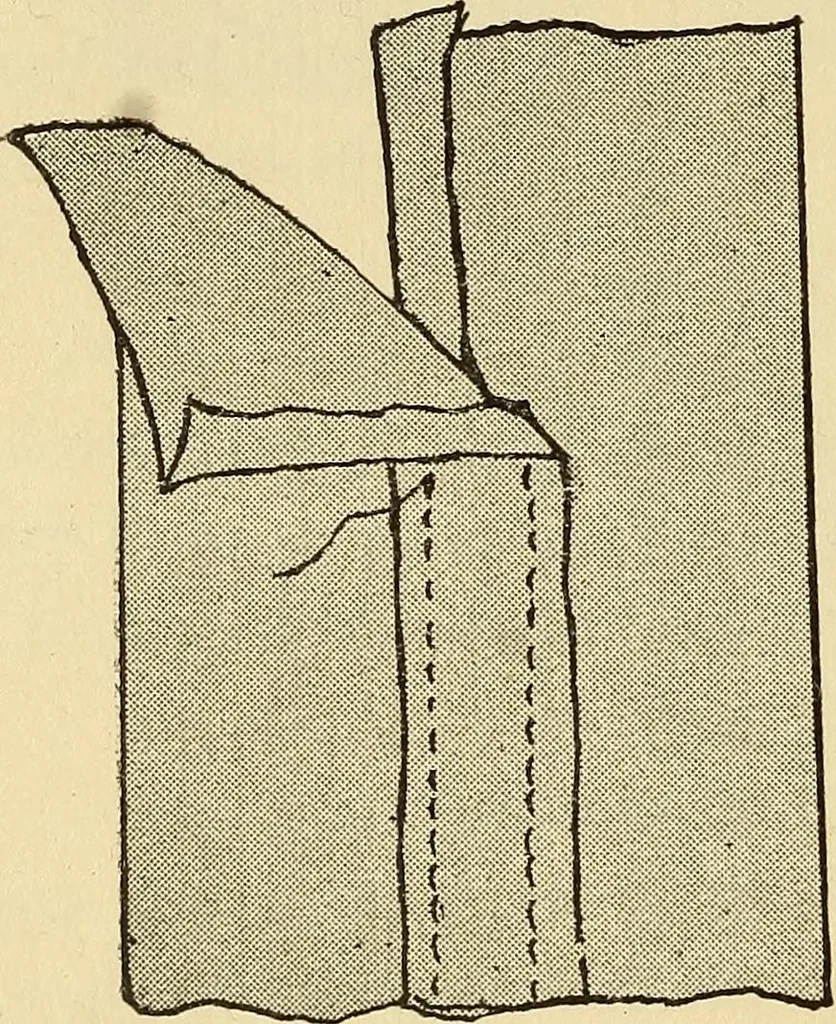 An illustration from Practical sewing and dressmaking, 1913, leaf 23