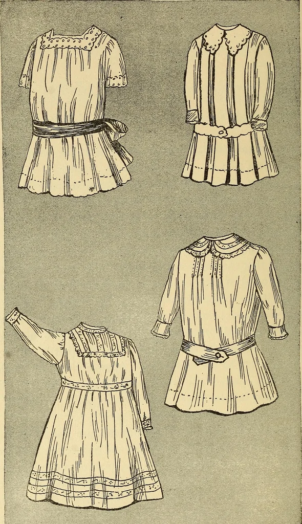 An illustration from Practical sewing and dressmaking, 1913, leaf 233