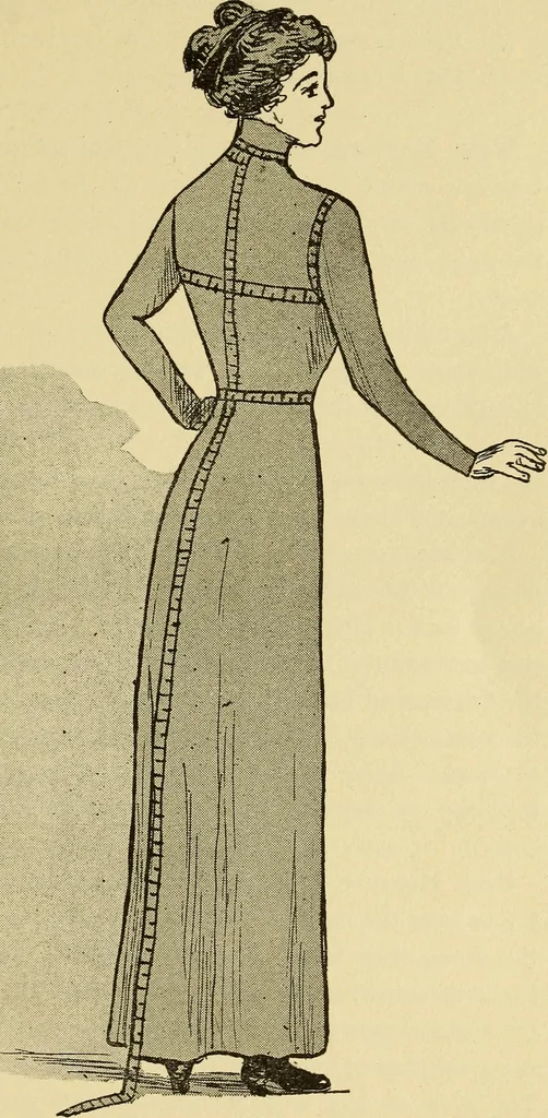 An illustration from Practical sewing and dressmaking, 1913, leaf 36