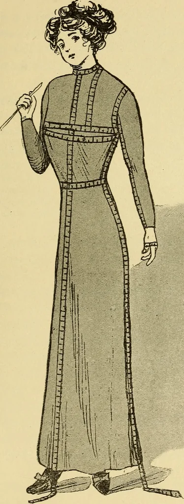 An illustration from Practical sewing and dressmaking, 1913, leaf 40