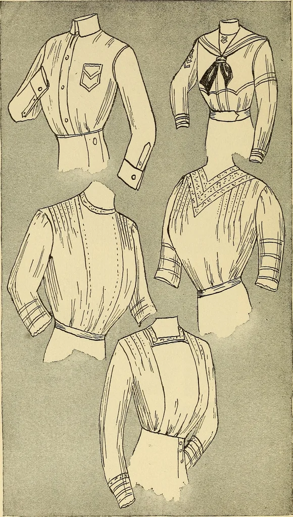 An illustration from Practical sewing and dressmaking, 1913, leaf 61