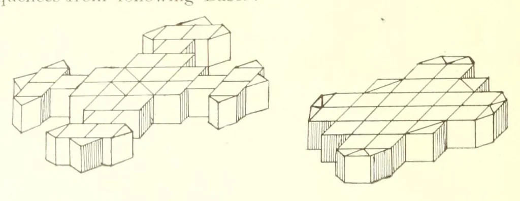 An illustration from Practical studies in the gifts, 1899, leaf 98