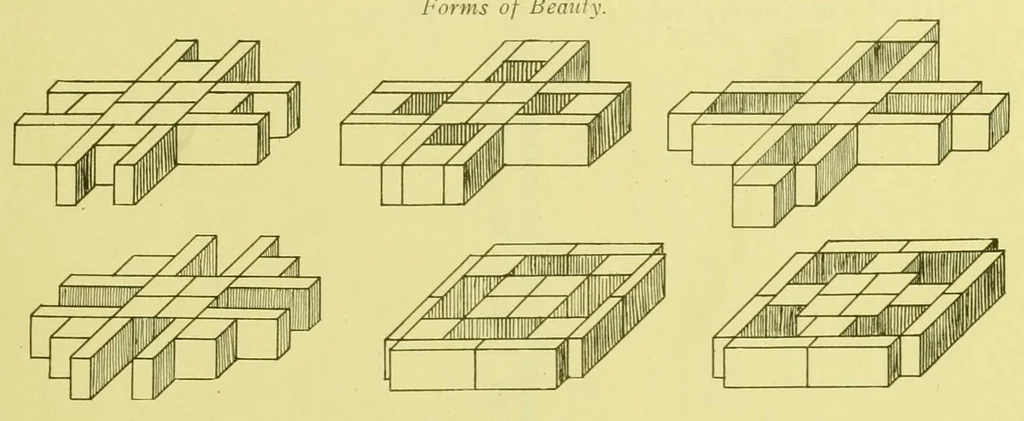 An illustration from Practical studies in the gifts, 1899, leaf 87
