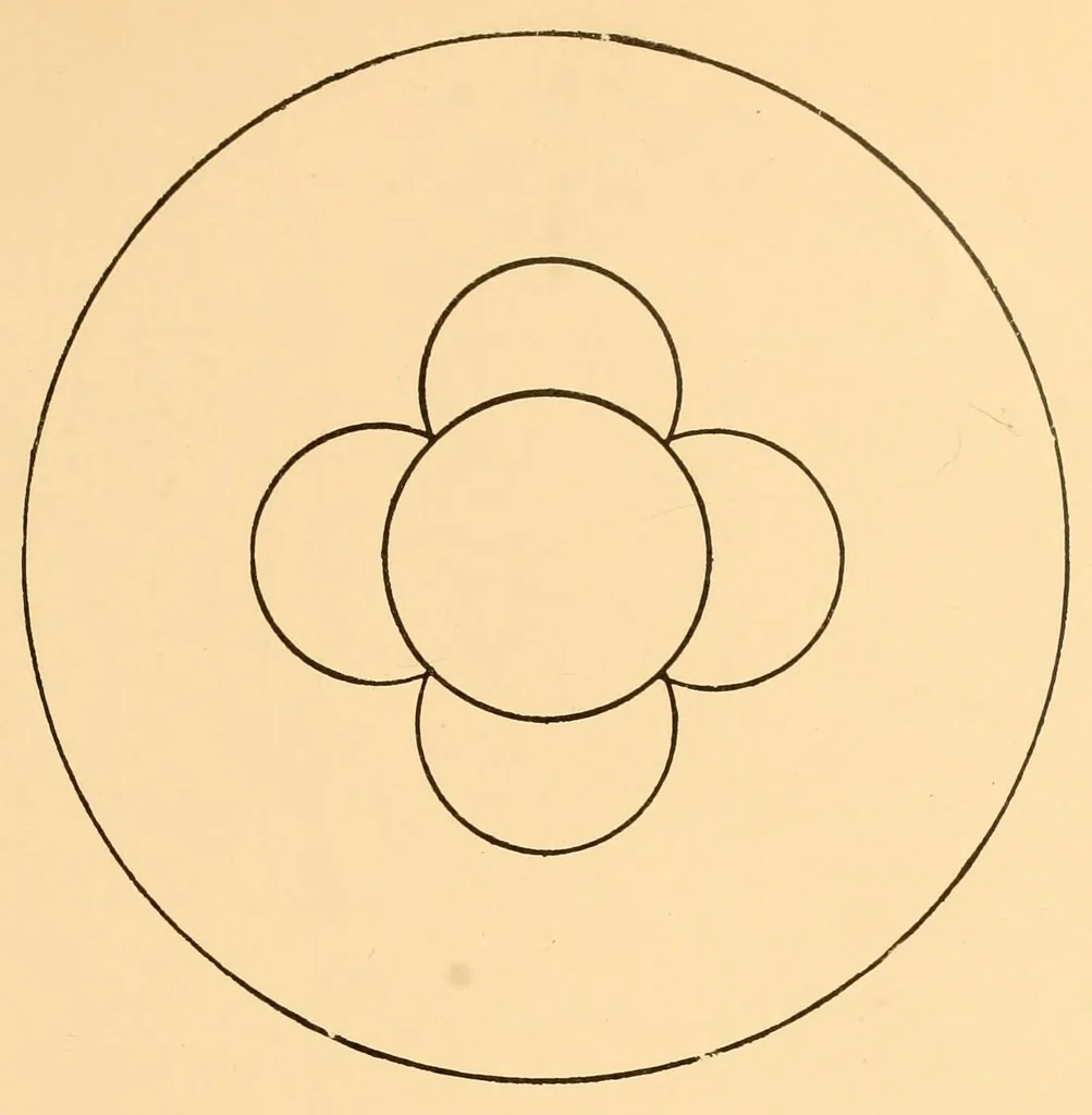 An illustration from Practical suggestions for kindergartners, primary teachers and mothers. A program, with suitable talks, stories and illustrations, 1895, leaf 221